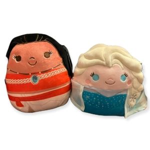 Disney Princesses Moana and Elsa 5" Squishmallows